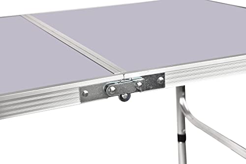 Table pliable en aluminium léger avec hauteur réglable 2 vitesses - 4
