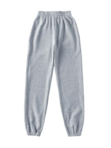 SOLY HUX Women's Elastic High Waist Sweatpants Casual Workout Running Joggers Pants