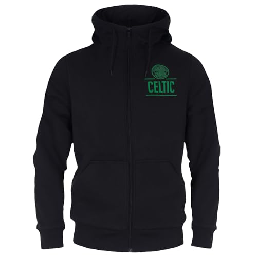 Celtic Football Club Official Soccer Gift Mens Fleece Zip Hoody