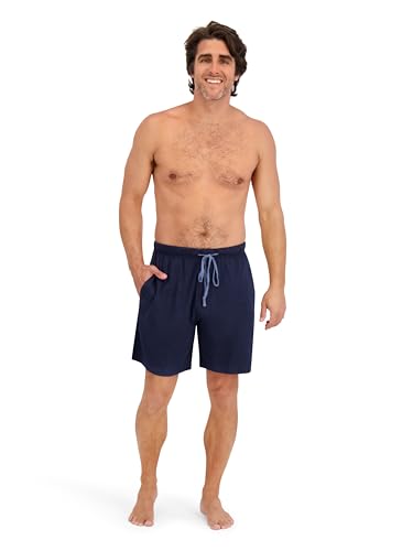 Hanes Mens 2 Pack Cotton Sleep Short, 7.5" Inseam, Comfortable and Breathable, Assorted Colors