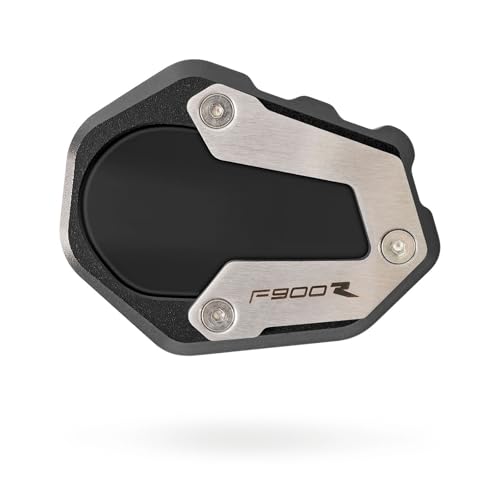 Plaque de béquille latérale F900R : évitez la chute de votre moto sur sol meuble (2020-2021)