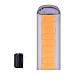 Menolana Envelope Sleeping Bag Camping Sleeping Bag 220 x 75 cm Lightweight Four Seasons for Accommodation Adults Indoor Backpacking, Orange Gray 2.2kg