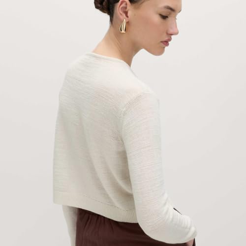 Image of Marks & Spencer Cotton Rich Button Through Cropped Cardigan