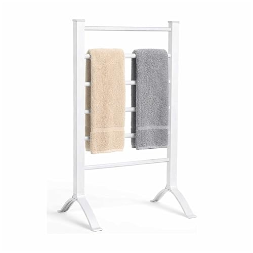 Oypla Portable Aluminium Electric Towel Rail Warmer with 6 Heated Bars