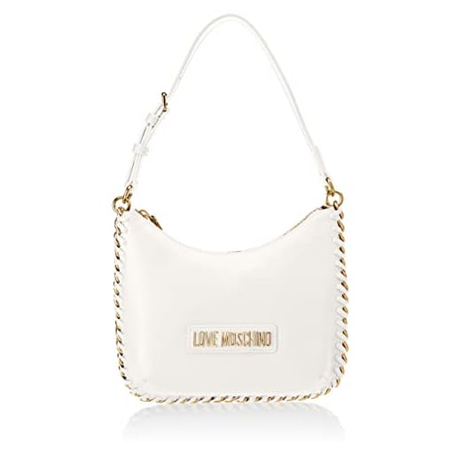 Love Moschino JC4243PP0GKQ0, Bandolera Mujer, Blanco, Talla única