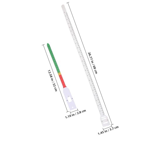 Set de cintas métricas para medir cuerpo y cabeza, 26 cm y 60 cm miniatura 2