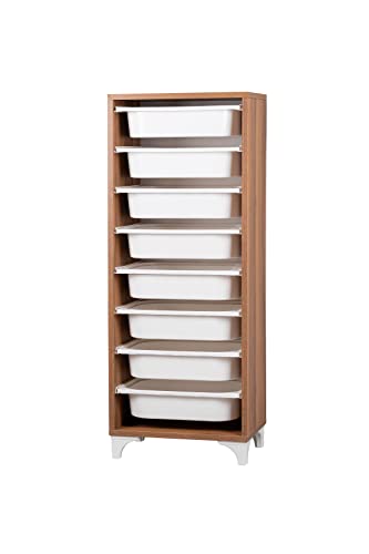 Comfyt Closet Organizers and Storage, Storage Cabinet, Dresser, Bins, Tall Drawer,, Chest Shelves Shoe Clothing Rack, Bookshelf 8 shelf Bathroom Kitchen Pantry Garage Organizer Home Essentials