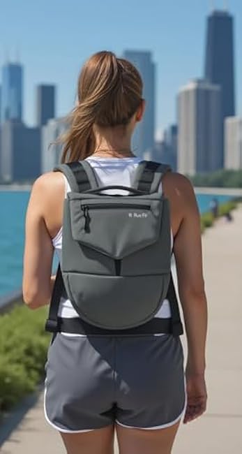 Sleek Compact Weighted Backpack ¨C with Adjustable Standard Weight Plates | Ergonomic Fit for Rucking | Adjustable Load + Removable Hip Belt - Crafted for Rugged Durability