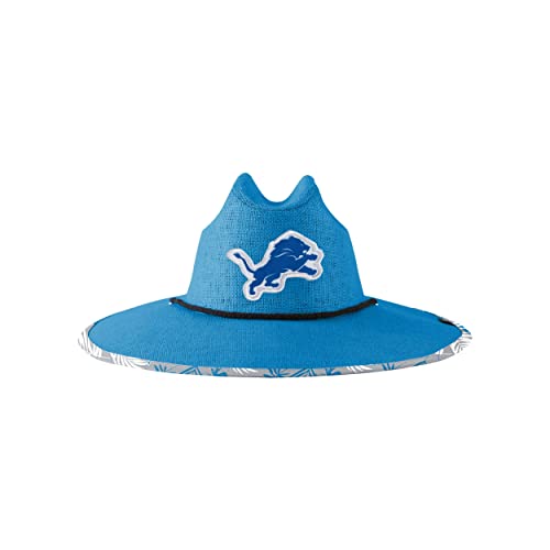 Image of FOCO Detroit Lions NFL Team Color Straw Hat