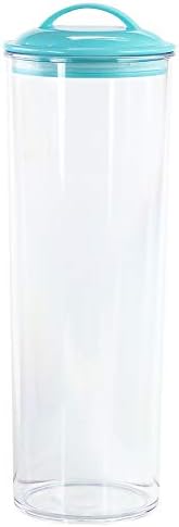 Calypso Basics by Reston Lloyd Acrylic Storage Canisters, Spaghetti, Turquoise