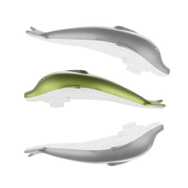 7 Chakra Massager Machine For Pain Relief Full Body Small Size Dolphin Fish massager To Aid Pain Relief Face, back neck leg Hand Held massage (Small – Multicolor)