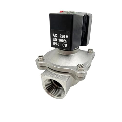 Électrovanne en acier inoxydable 1/2 premium étanche 24V