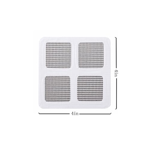 30 piezas colador desechable para drenaje de ducha 4"x4" miniatura 4