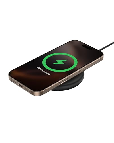 Belkin Magnetic Wireless Charging Pad 15W - MagSafe-Compatible Qi...
