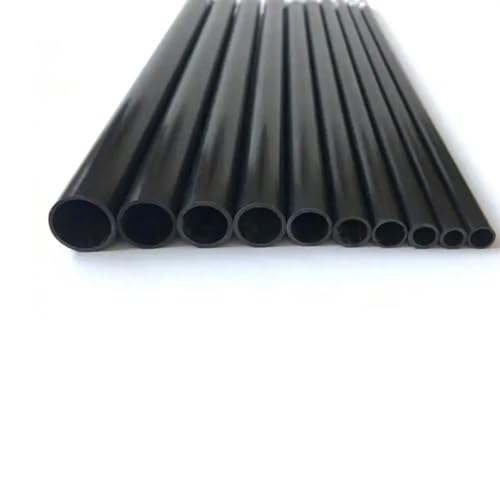 2pcs Carbon Fiber Tube Length 500mm 9x4mm/9x5mm/9x6mm/9x7mm/9.5x5mm/9.5x6mm/9.5x7mm Carbon Fiber Square Tube(9.5x7x500mm-2pcs)