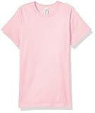 AquaGuard Boys' Big Fine Jersey Short Sleeve Crewneck T-Shirt, Pink, XL