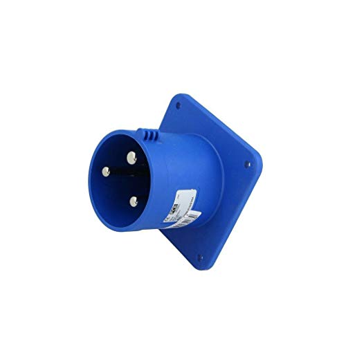 Connecteur alimentation AC socle mâle PCE 63A 230V 6331-6K pour installations industrielles