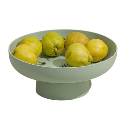 Cesto per frutta multifunzione in Polipropilene (PP) per frutta, frutta, snack e torte, ideale per soggiorno, sala da pranzo e frutta (verde)