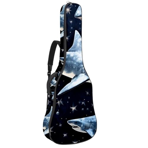 Housse guitare acoustique 109cm avec sangle pour transport guitare basse