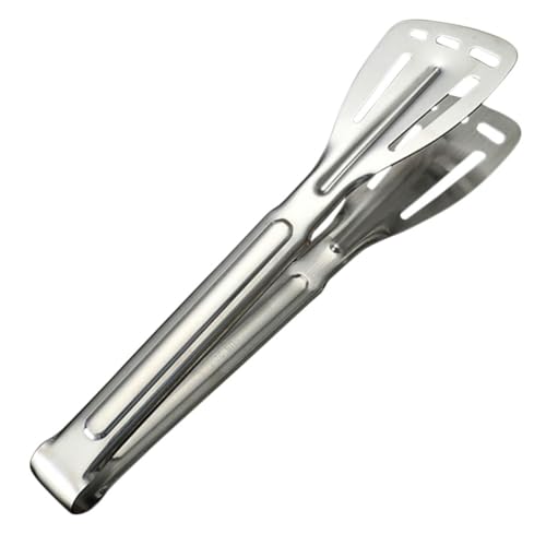 MUCKLILY Stainless Steel Kitchen Tongs Food Grade Cooking Tongs for Barbecue Grilling Outdoor Activities Ergonomic Design for Comfortable to Clean Lightweight