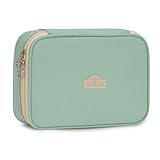 Estojo Escolar Box Juvenil para Canetas Lápis e Post-it (Box Candy Color, Azul-Claro)