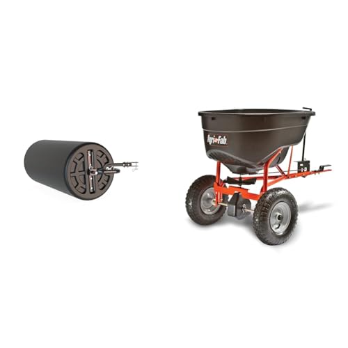 Rodillo para césped y esparcidor Agri-Fab 18"x36" negro