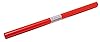 HERMA 2 m x 40 cm Non Adhesive Mat Book Cover Plastic Film Roll, Clear Red #1