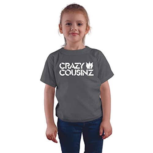 Image of Feel Good Crazy Cousins Family Matching Cotton Multi Colored Printed T-Shirt