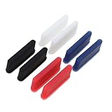 交換用シリコンパッドボタン 3DS アッパー トップ LCD スクリーン フロント ゴム フィート カバー パッド ゲーム コンソール 修理パーツ (ブラック)