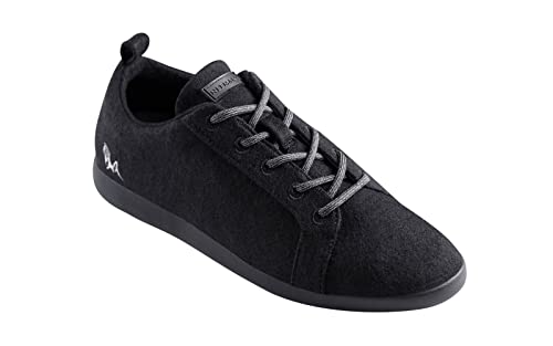 Image of Neeman's Wool Classic Sneakers for Men Coal Black