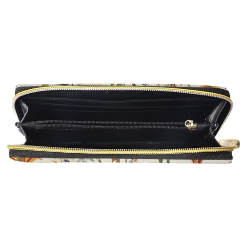 Mumeson Durable Wallet Coin Purse Portable Cosmetic Bag Makeup Bag with Strap4