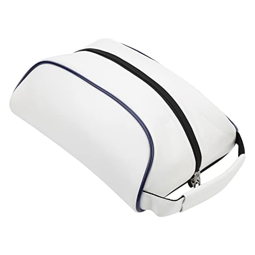 How to tie shoes to backpack Qiilu White Pu Leather Shoe Bag