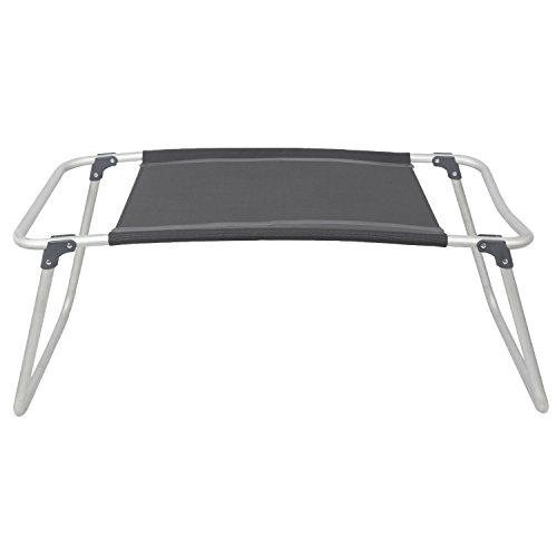 Repose-jambes universel Midland gris pliable et inclinable pour un repos optimal