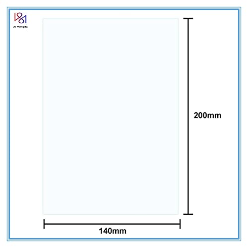 Lysee 3D Printer Parts & Accessories - Photon Fep Film Sheet 140x200mm FEP Sheets 0.15-0.2mm for D7 Nova3d Resin UV Light 3D Printer Part - (Size: 4pcs)