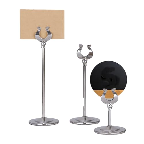 Pinces à étiquettes et clip de support signe en forme U 8-18 pouces inox