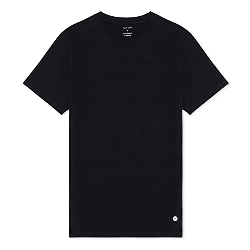 Mens Organic T Shirt Black | Fair Trade T-Shirt | Cotton | Eco Friendly | Plain Black2