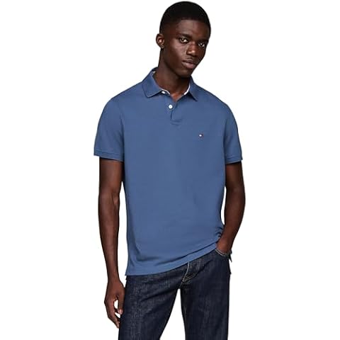 Tommy Hilfiger Men's Blue Polo Shirt, XL Cover