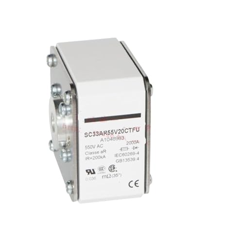 Assurance K1046969 SC33AR55V20CTFM fusible haute capacité 2000A pour armoire électrique