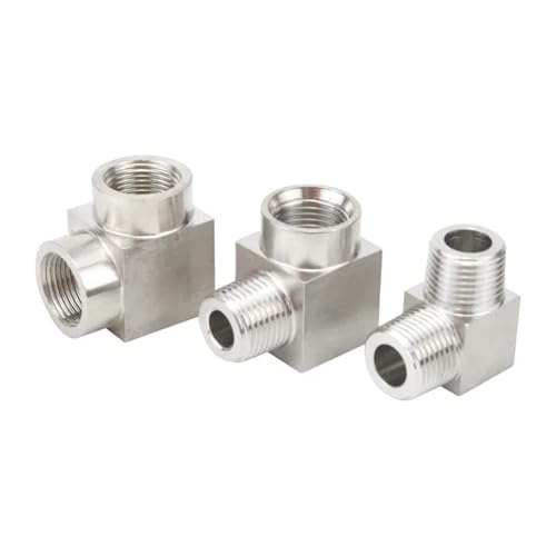 Raccord coudé M10-M22 BSP 1 pouce en acier inoxydable 304 pour tuyauterie mâle femelle