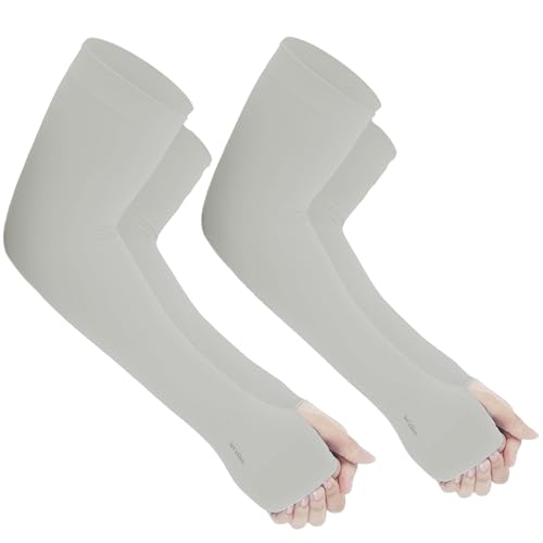 Image of Yuneek Arm Sleeves For Men & Women UV Sun Protection, UPF 50 Cool Arm Hand Cover Unisex For Bike ride,Golf,cricket,cycling,yoga,gym Sports