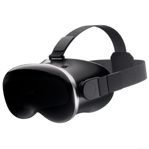 Image of VR Headset for Kids and Adults: Adjustable Focus 3D Virtual Reality Glasses with Anti-Blue Light Lens for iPhone for android Smartphones - Black 192x126mm
