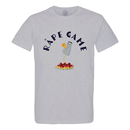 T-Shirt Jeu de Mot Fromage Râpe Game Humour Coton Bio