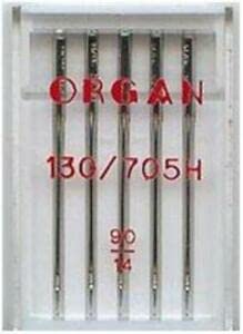 JanomeStandard / Regular size 90/14 Sewing Machine Needles for Woven and Cottons fits all Janome, Singer, Toyota, Brother, Pfaff, Husqvarna