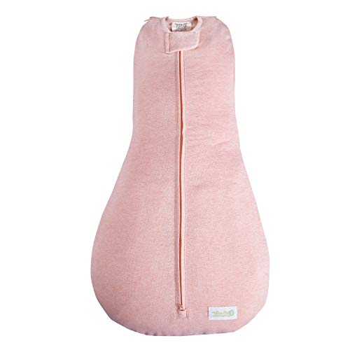Image of Woombie Grow with Me Baby Swaddle, Pink Posey Queen, 95% Cotton/5% Spandex, 0-18 Months