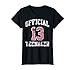 Offizielles Teenager T Shirt – Funny 13. Geburtstag Mädchen Geschenk