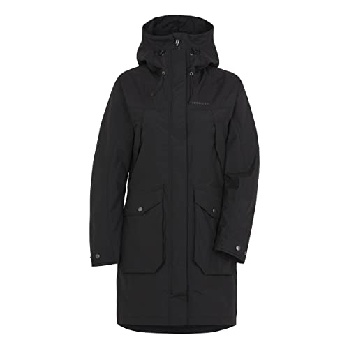 Didriksons Damen Parka Thelma 7 Black schwarz - 46