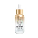 Garnier Ambre Solaire Natural Bronzer Self Tan Drops for Face, with Hyaluronic Acid & Coconut Water, Gradual & Natural Looking Tan, Vegan Formula 30ml