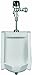 Sloan Valve WEUS-1000.1401-0.13 HEU Wall-Hung Urinal with Optima Plus Sensor Flush Valve, White