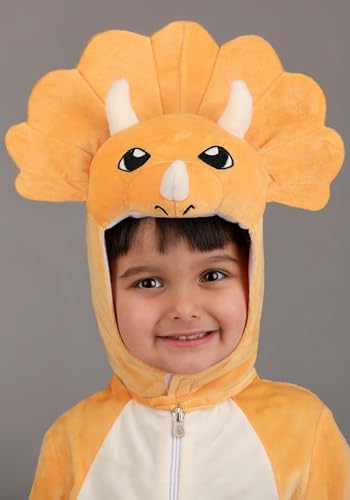 Disfraz Deluxe Toddler Triceratops para Niños con Jumpsuit miniatura 3