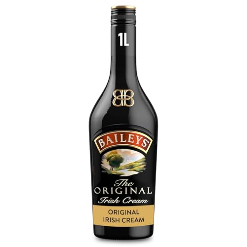 BAILEYS Original Irish Cream, licor de crema de whisky irlandesa con certificación B-Corp, 1 l